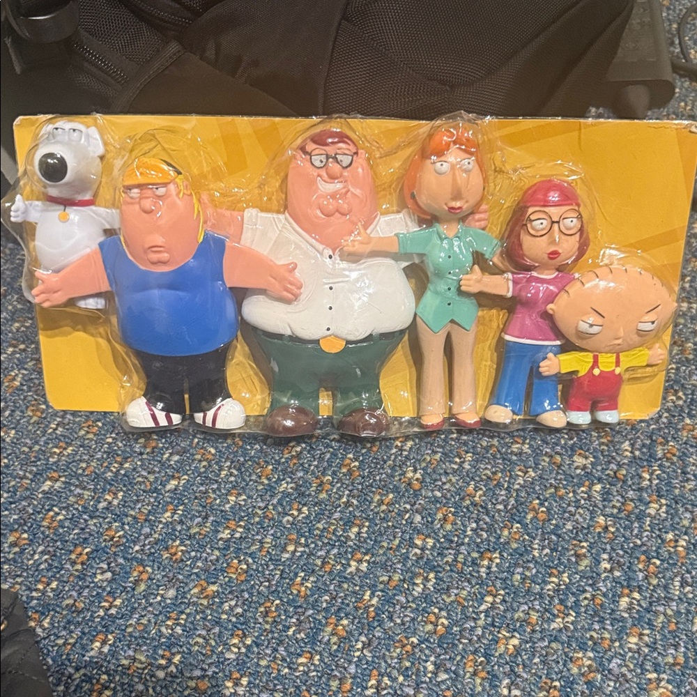 Animated Family Guy Bendable Action Figure Set